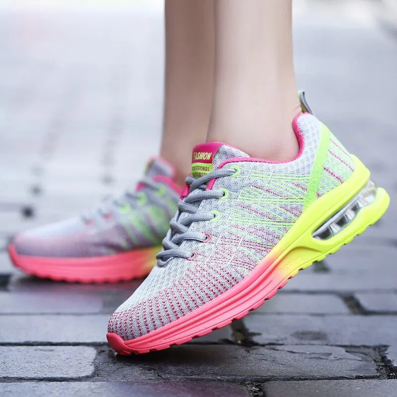 Running Shoes For Women Outdoor Elastic Jogging