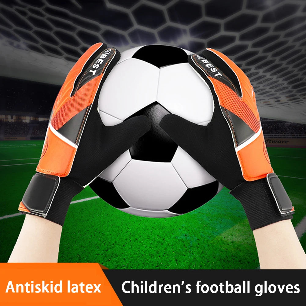 Goal Thickened Latex Football Gloves for Goalkeeper