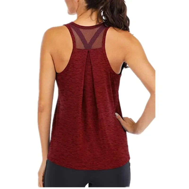 Womens Dry Quick Breathable Gym Yoga T Shirts