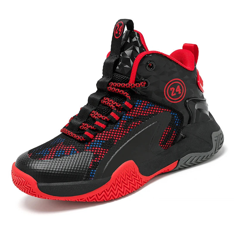 Girls' Shoes High-top Kids Sports Basketball Shoes