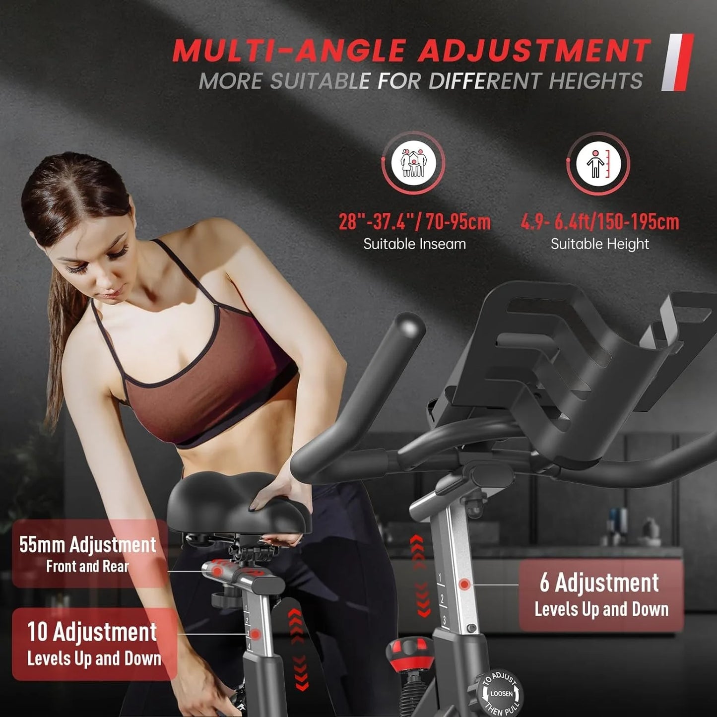Exercise Bike Stationary Indoor Bikes for Home