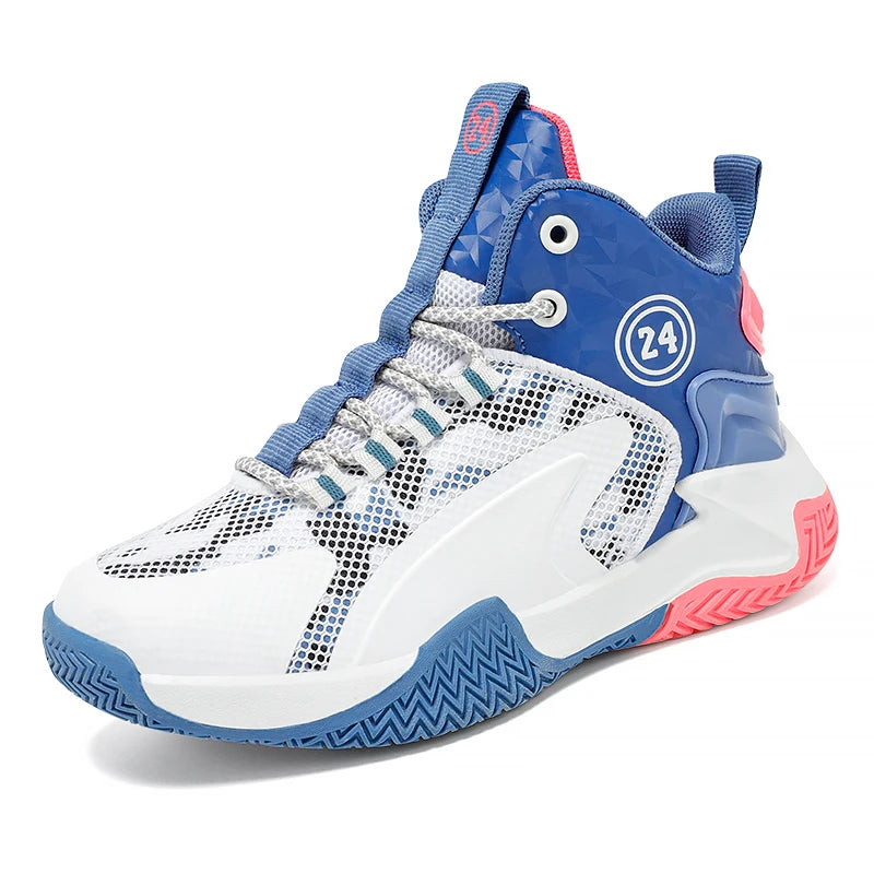 Girls' Shoes High-top Kids Sports Basketball Shoes